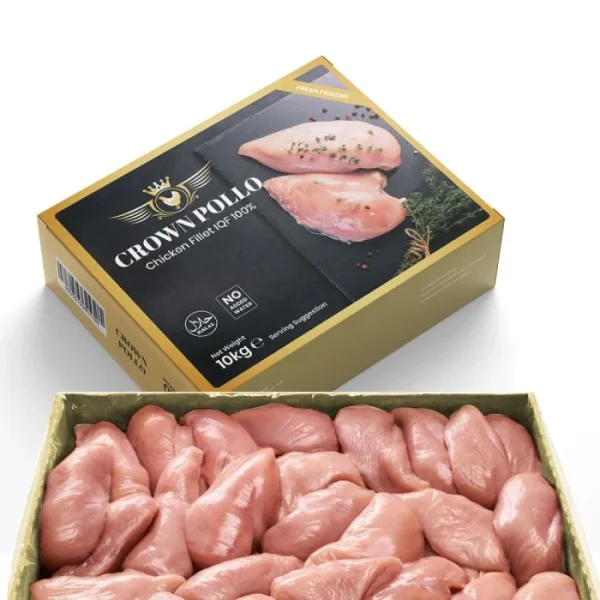 Crown Pollo Chicken Fillet IQF 100% 10kg