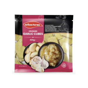 Crown Farms Crushed Garlic Puree Portions 400g